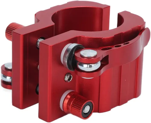 VBESTLIFE Abrazadera plegable eléctrica, cerradura rugosa vertical de Rod de la aleación de aluminio para la serie 8X 10X 11X Rojo