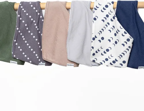 Miniatura 2 de Baberos tipo bandana Gerber para bebé unisex