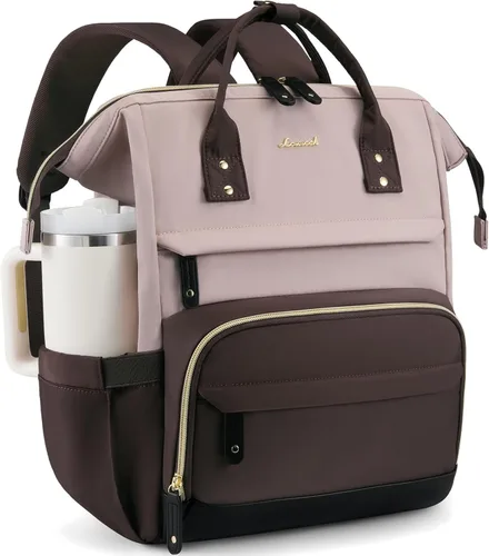 Miniatura 40 de LOVEVOOK Mochila para Laptop para Mujeres, Mochilas de Trabajo y Negocios de 17 Pulgadas Bolso con Gran Capacidad, Bolsa de Enfermera Impermeable