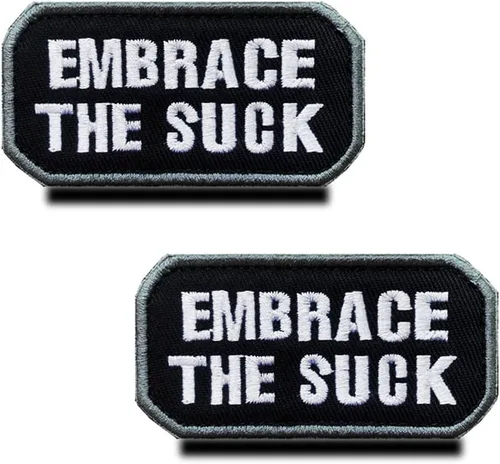 Miniatura 10 de Zcketo Paquete de 2 paquetes de insignia táctica de combate militar con gancho y bucle de modo bestia bordado para ropa militar, ropa, sombreros, K9
