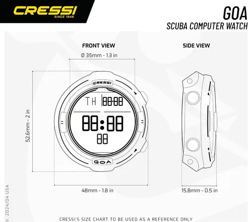 Miniatura 3 de Cressi Goa muñeca computadora