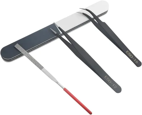 Miniatura 5 de Juego de herramientas básicas de modelado para artesanías Gundam de 8 unidades. Set para crear y armar modelo de coche (A)