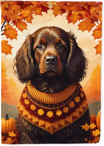 Miniatura 29 de Caroline's Treasures DAC1001GF Affenpinscher - Bandera decorativa para jardín de otoño, decoración para patio exterior, patio, parterres