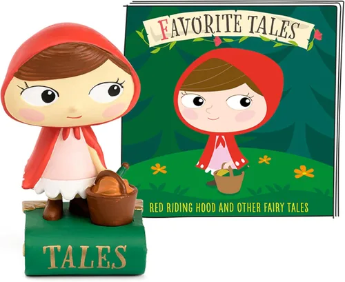 Tonies Cuentos Favoritos: Caperucita Roja y Otros Cuentos de Hadas Figura de Juguete de Audio, narrada por Voces de Celebridades