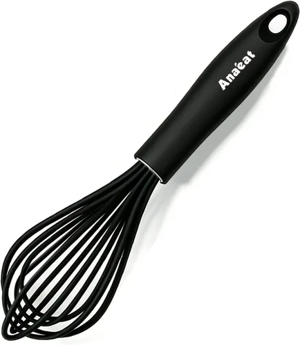 Miniatura 22 de Anaeat Mini batidores de alambre, juego de 2 batidores portátiles de acero inoxidable para cocina y batidor de huevos con alambre grueso, globo 2