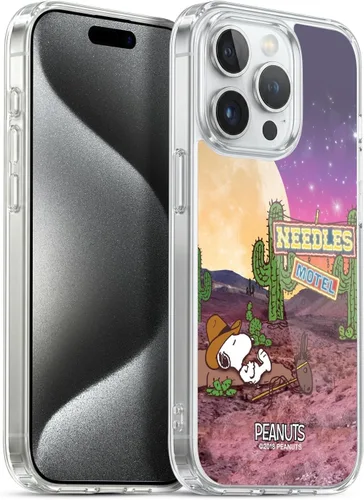 Head Case Designs Funda de gel con licencia oficial de Peanuts Nebula Cactus Needles Snoopy Space Cowboy [protección de grado militar] compatible