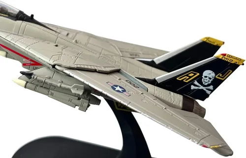 Miniatura 8 de Grumman F-14 F-14A F-14B F-14D Tomcat Fighter Aviones de combate de metal militar fundido a presión modelo de avión de metal (F-14A)