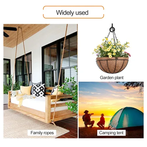 Miniatura 8 de 30 ganchos de techo de acero inoxidable con tornillo, tornillos de ojo para colgar luces de Navidad al aire libre, Navidad, Acción de Gracias