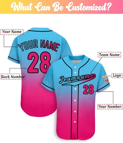 Miniatura 5 de Camiseta de béisbol personalizada para hombres, mujeres y niños con nombre, número y logotipo, camisetas de sóftbol personalizadas, S-4XL