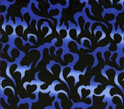 Tela Velboa de piel sintética de fuego de fuego azul real/60 pulgadas de ancho/vendido por The Yard