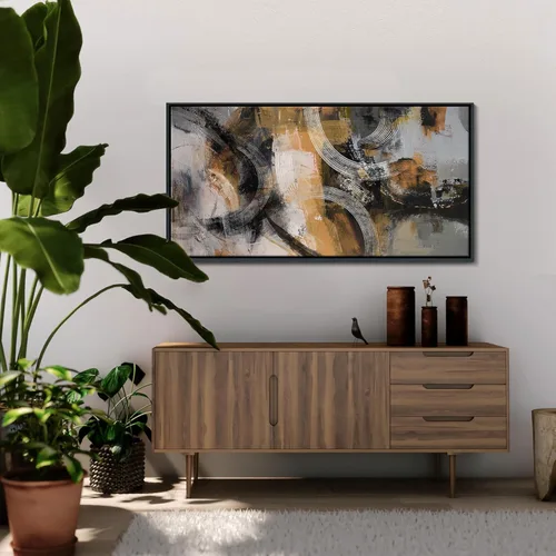 Miniatura 2 de KLAKLA Arte Moderno para Decoración de Paredes - Arte de Pared Grande para Sala de Estar, Oficina, Dormitorio - Cuadros de Lienzo de Arte de Pared