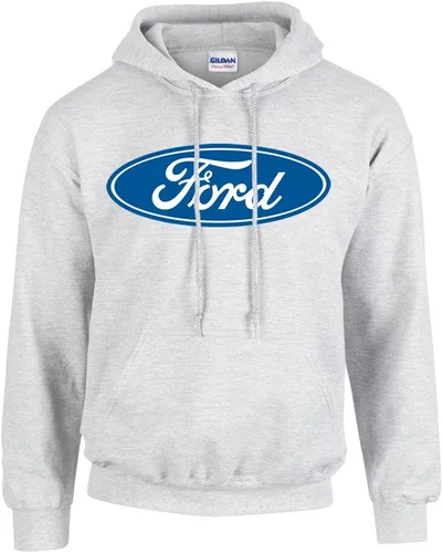 Ford - Sudadera con capucha ovalada con diseño de logotipo de Ford, MotorCompany, para entusiastas del automóvil, sudadera clásica retro
