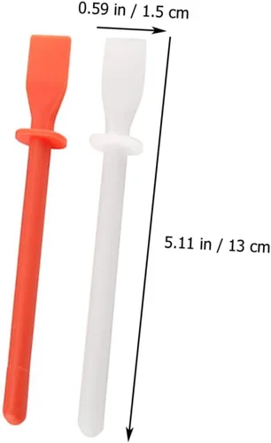 Miniatura 4 de EXCEART 2 Unidades Pp Copolímero mano pegamento herramienta de pintura pegamento frotis aplicador cepillo para manualidades de bricolaje 6 unids*2