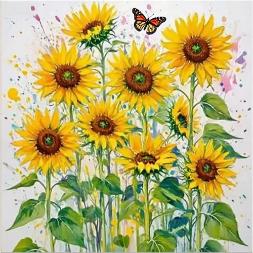 Miniatura 15 de hill froeistung Kits de Pintura de Diamantes 5D de Flores para Adultos, Arte de Diamantes en Vasos para Principiantes, Pintura de Arte de Diamantes