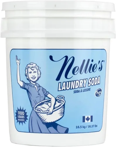 Miniatura 13 de Nellie's - Detergente en polvo para lavar la ropa, detergente concentrado, a granel, 500 cargas, fórmula ecológica, biodegradable, vegana