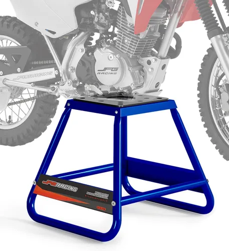 Miniatura 9 de JFG RACING Soporte para moto de motocross, universal desmontable recubierto en polvo antideslizante de acero para fuera de carretera MX de alta Negro
