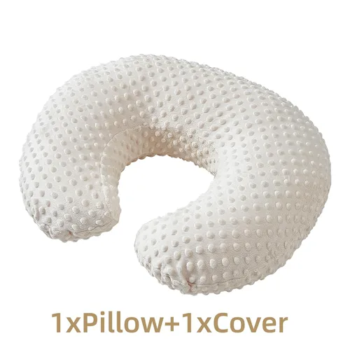 Miniatura 3 de ESEN Almohada de lactancia y posicionador corporal para lactancia materna y alimentación con biberón, almohadas ultrasuaves para lactancia materna