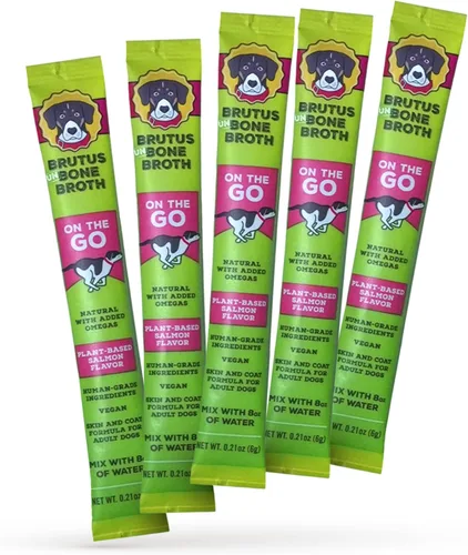 Miniatura 13 de Brutus Bone Broth para perros - Caldo de hueso en polvo con condroitina, glucosamina y cúrcuma - Toppers de alimentos de grado humano para alimentos
