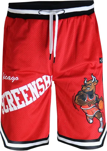 SCREENSHOT Pantalones cortos de malla de baloncesto urbanos de alta calidad para hombre, color del equipo deportivo, pantalones cortos de jersey de