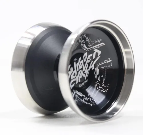 Miniatura 2 de Hydrogen Crash Yoyo - YoYo bi-Metal (negro con anillos crudos)