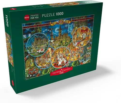 Miniatura 2 de MyPuzzle Crime Scene - Michael Ryba - Cartoon Classics - Rompecabezas prémium de 1000 piezas para adultos