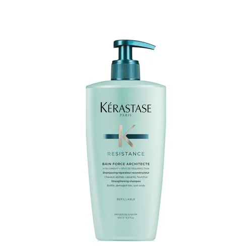 Miniatura 9 de Champú Kerastase Resistance Force Architecte - Champú Reconstructivo y Reparador Para Cabello Débil y Dañado, Formulado Con Complejo Pro-Keratine