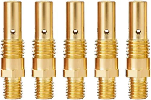 Miniatura 8 de 5PK MIG Boquilla de gas de soldadura 21-50 1/2" para Lincoln Magnum 100L K530 Series & Century & Tweco Mini/#1 Pistola de soldadura