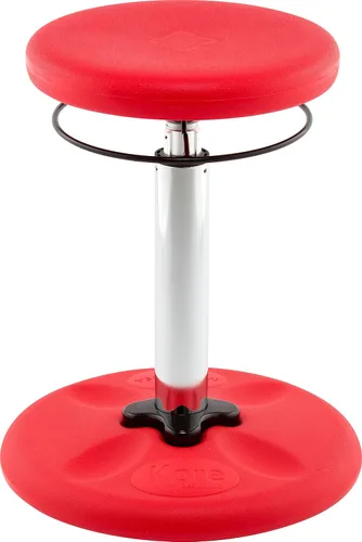 Miniatura 20 de Kore - Silla de altura ajustable, asiento activo para niños, adolescentes: Mejor que una pelota de equilibrio, asientos flexibles para aula. Verde