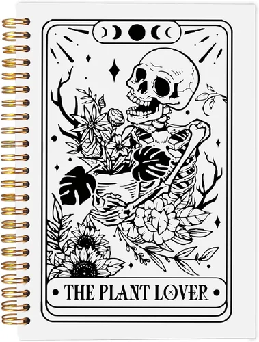 Miniatura 7 de Cuaderno gótico en espiral, diario gótico para parejas, cuaderno gótico para mujeres y hombres escritura, cuaderno de espiral para parejas de 8.3 x