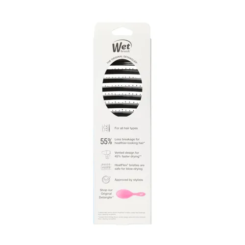 Miniatura 12 de Wet Brush Cepillo para Cabello de Secado Rápido, Negro, Diseño Ventilado y Cerdas Suaves HeatFlex, Seguro para Secado con Secador, Mango Ergonómico