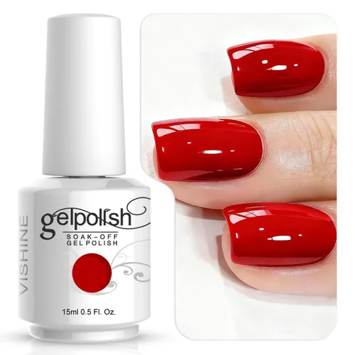 Miniatura 11 de Vishine 15ml de esmalte de uñas en gel blanco lechoso transparente, color desnudo, con acabado de gel de cristal, para quitar con lámpara UV o LED
