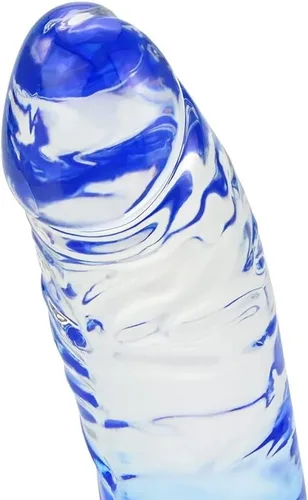 Miniatura 7 de Consolador realista de gelatina, consolador de punto G con fuerte ventosa para juego sin manos, pene flexible realista, juguete de masturbación