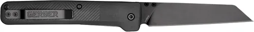Miniatura 9 de Gerber Gear Pledge Pocket Knife with Pocket Clip - 3.7" Full Panel Plain Edge Blade Folding Knife - EDC Gear and Equipment Omni Gris