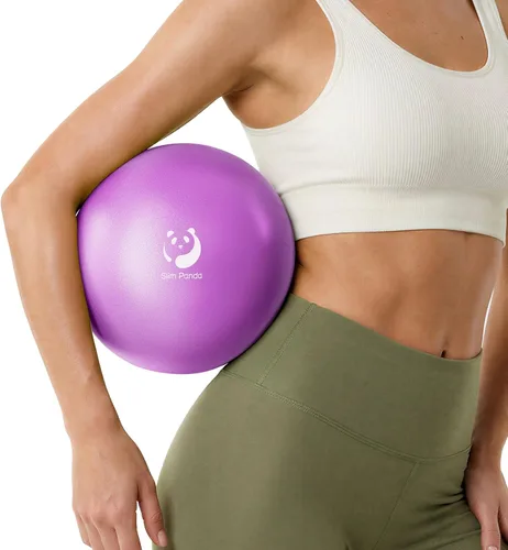 Miniatura 15 de Slim Panda Pelota de Pilates, Pelota de Ejercicio Pequeña de 9 Pulgadas, Mini Pelota de Yoga Antiestallido para Estabilidad, Entrenamiento, Barre
