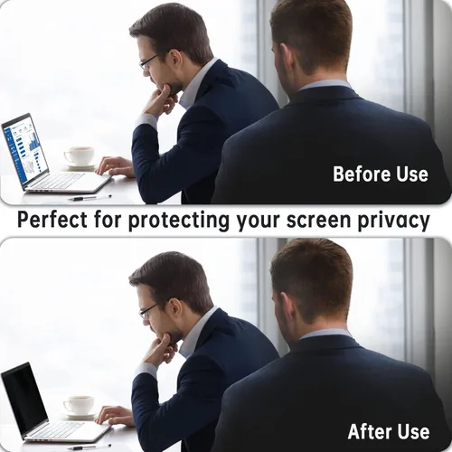 Miniatura 4 de Peslv Filtro de Privacidad Magnético para Macbook de 12 Pulgadas (2012-2017), Filtro Anti Luz Azul Deslumbrante Extraíble Filtro de Pantalla Mate