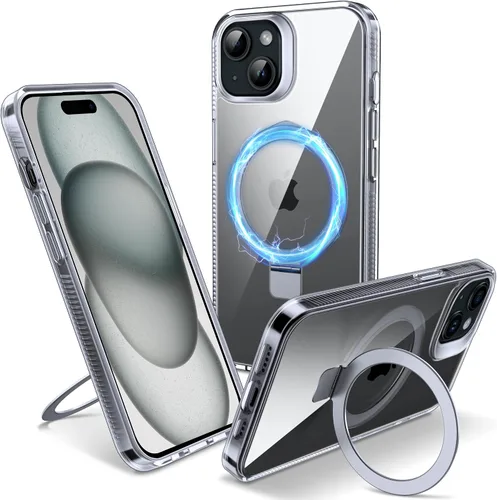 Miniatura 12 de Funda magnética para iPhone Air – [Soporte invisible integrado] [Compatible con MagSafe] [Protección contra caídas de grado militar] Cubierta