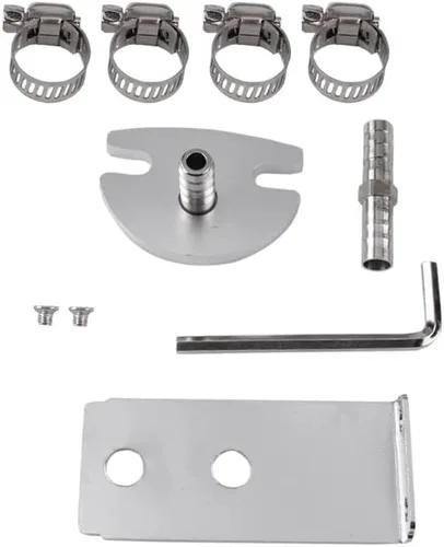 Miniatura 6 de BARTOO Kit universal de regulador de presión de combustible ajustable, regulador de combustible de aluminio, regulador de presión de inyección