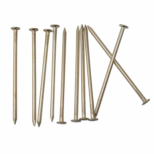 Miniatura 21 de 240 piezas de clavos de ferretería dorados, clavos de madera chapados en latón de 1-1/2" × 14 Ga, clavos para colgar decoración de pared, clavos