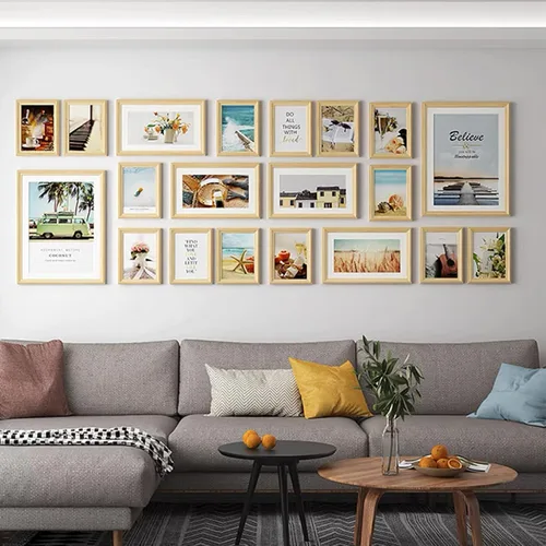 Miniatura 3 de 32 pares (64 tiras) tiras medianas para colgar cuadros, resistentes, ganchos de fotos sin daños, cinta de gancho y bucle, tiras adhesivas extraíbles