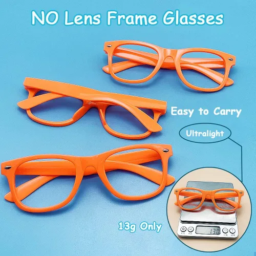 Miniatura 6 de Matcheck 20 gafas de juego de simulación para niños a granel, sin marco de lentes, gafas falsas para niños y niñas, regalos de fiesta de cumpleaños