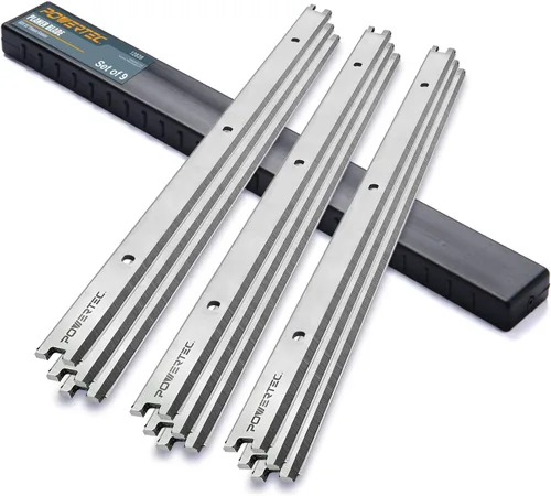 Miniatura 8 de POWERTEC Cuchillas cepilladoras de 13 pulgadas para cepilladoras Ridgid TP1300, TP13001, TP13002, repuesto para cuchillos cepilladores AC8630, juego