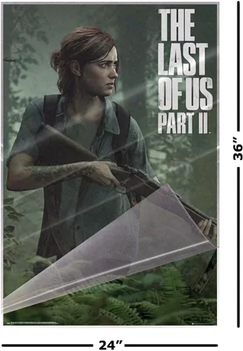 Miniatura 2 de POSTER STOP ONLINE The Last of Us Part II - Póster para juegos (funda de juego, Ellie) (Tamaño: 24 x 36 pulgadas) (póster laminado)