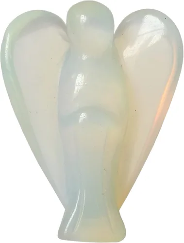 Miniatura 13 de Estatua de ángel guardián de oración de cristal curativo de cornalina natural, 2 pulgadas, tallado en bolsillo, figuras de piedra de palma