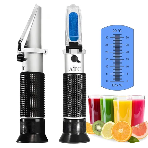 Miniatura 10 de Refractómetro de alcohol manual, V·RESOURCING 0~80% medidor de contenido de alcohol, herramienta para licores destilados de etanol con agua como