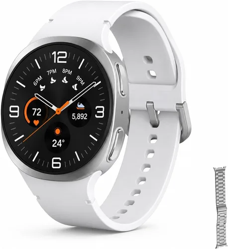 Miniatura 9 de Samsung Galaxy Watch 8 (2025) Buletooth Smartwatch, modelo internacional, seguimiento de fitness y sueño, monitor de frecuencia cardíaca, compatible