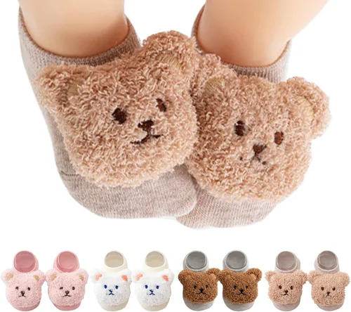Miniatura 8 de Cotton Baby Girl Socks 0-12 Months Newborn Socks Ankle Socks for Babies Infant Socks Toddler Socks with Grippers