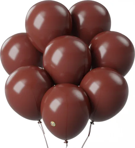 Miniatura 30 de AFTERLOON® - Globos de látex de goma natural de alta calidad, 50 unidades, color nude, de 10 pulgadas, color mate, duradero, grueso, extra fuerte