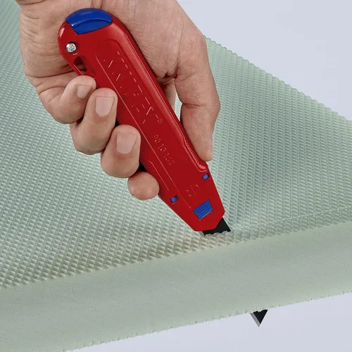 Miniatura 20 de KNIPEX Tools CutiX Cuchillo universal a presión, 6-1/2 pulgadas, rojo/azul