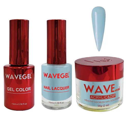 WAVEGEL - Juego de gel de remojo, laca de uñas y polvo acrílico y polvo de inmersión a juego - Colección Queen - #015 Noble Men