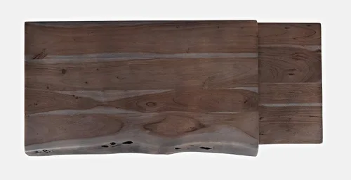 Miniatura 15 de Jofran Nature's Edge - Escritorio de madera de acacia maciza, 54 pulgadas de largo x 22 pulgadas de ancho x 30 pulgadas de alto, pizarra